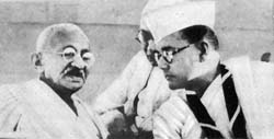 With Subhash Chandra Bose, 1938